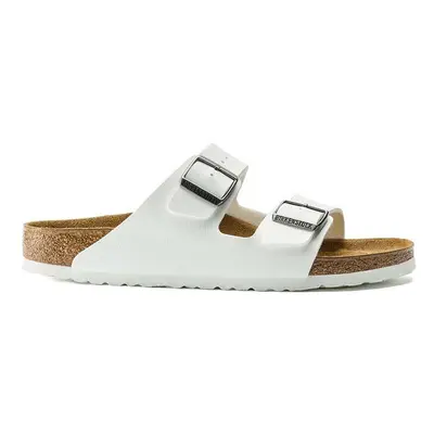 Birkenstock papuci Arizona barbati, culoarea alb, 552681