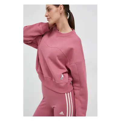 adidas bluza femei, culoarea roz, neted