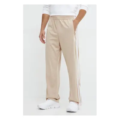 adidas Originals pantaloni de trening Adicolor Classics Firebird culoarea bej, cu imprimeu, IY98