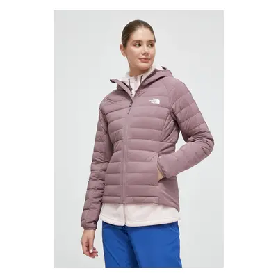 The North Face geaca sport din puf Belleview culoarea roz