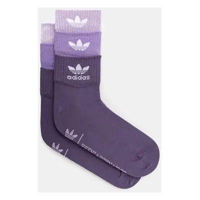 adidas Originals sosete X Ksenia Schneider femei, culoarea violet, IX7452