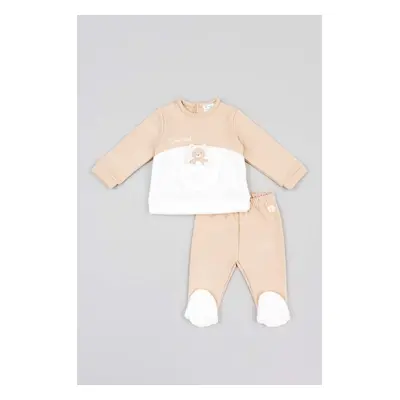 zippy compleu bebe culoarea bej