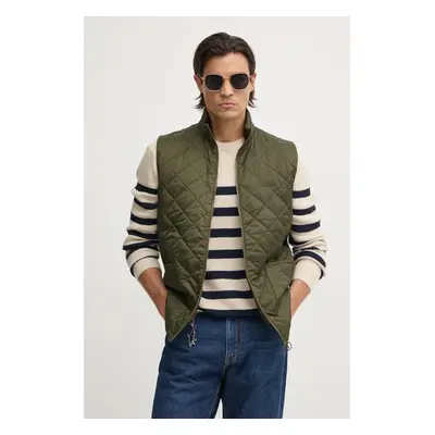 Barbour vesta barbati, culoarea verde, de tranzitie