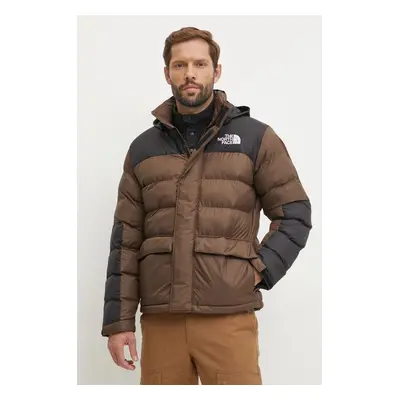 The North Face geaca Limbara barbati, culoarea maro, de iarna, NF0A89EG1OI1