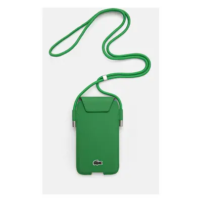 Lacoste carcasa de telefon culoarea verde, LCPSP15XPVCN