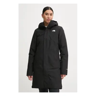 The North Face geacă sport din puf Suzanne Triclimate 2.0 culoarea negru, NF0A89JMJK31