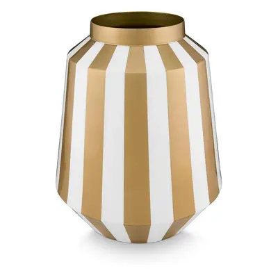 Pip Studio vaza decorativa Stripes White-Gold