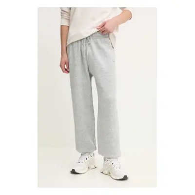 Abercrombie & Fitch pantaloni de trening culoarea gri, melanj, KI134-4099