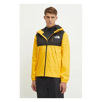 The North Face geaca Mountain Q barbati, culoarea galben, de tranzitie, NF0A5IG256P1