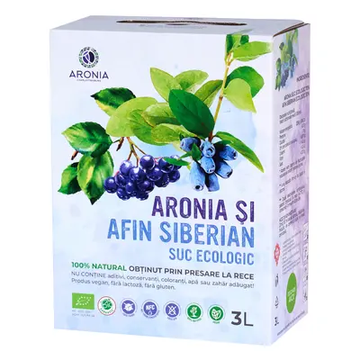 Suc de Aronia și Afin Siberian 3L ECO (RO-ECO-029)