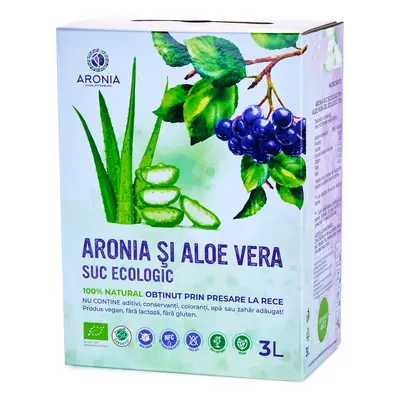 Suc de Aronia și Aloe Vera 3L ECO (RO-ECO-029)