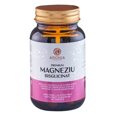 Premium Magneziu Bisglicinat — 60 Tablete