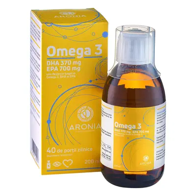 Ulei de Pește Omega 3 — 200ml — 700 EPA / 370 DHA