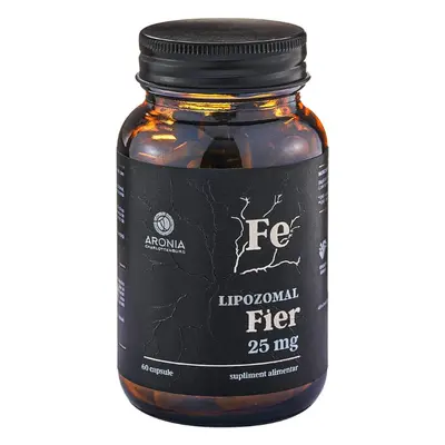 Fier Lipozomal la 25mg — 60 capsule cu capacitate de absorbție de peste 99% în organism