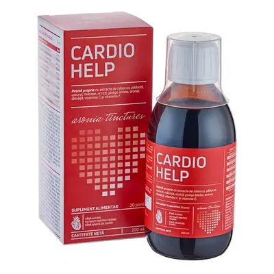 Cardio Help 200ml — o formulă unică din 9 plante și superfructe care protejează inima și sistemu