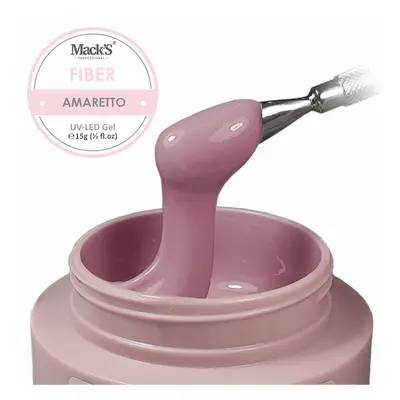 Gel Constructie Fiber Amaretto 15ml Macks - FCP15-MKS