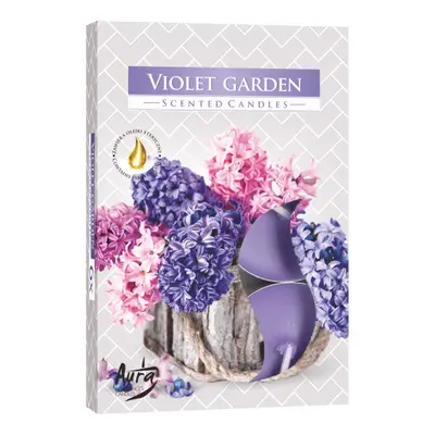 Set 6 pastile lumanari parfumate bispol - violet garden