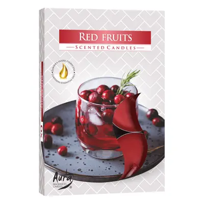 Set 6 pastile lumanari parfumate bispol - red fruits