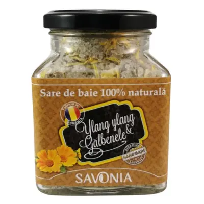 Sare de baie cu ylang ylang si galbenele savonia 350g