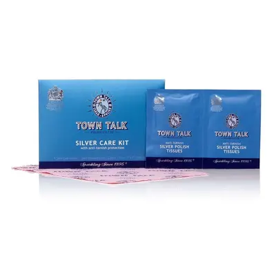 Mini-kit pentru curatat bijuterii din argint silver care kit town talk