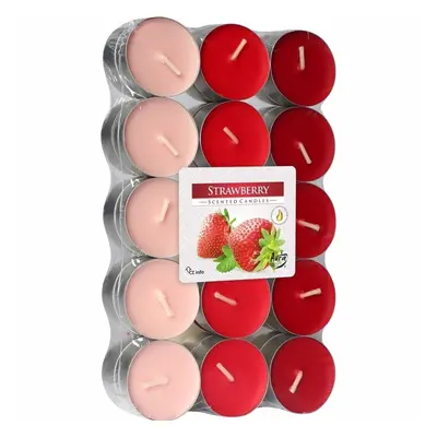 Set 30 pastile lumanari parfumate bispol - strawberry