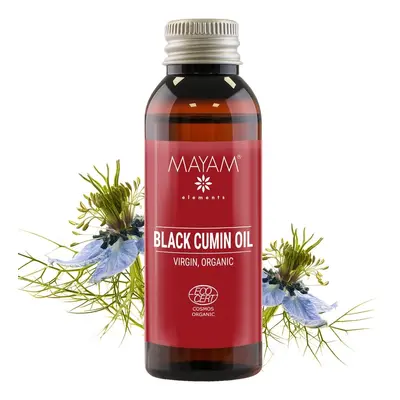 Ulei vegetal de chimen negru bio virgin ecocert cosmos mayam 50ml