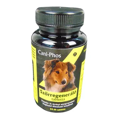 Cani-phos Supliment de vitamine și minerale pentru regenerarea blănii la câini 50 buc.