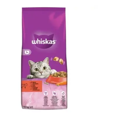 Whiskas hrană uscată cu vită 14 kg