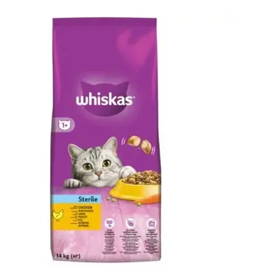 Whiskas sterile hrană uscată 14 kg