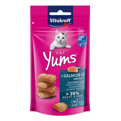 Recompensa Vitakraft Cat Yums, somon și Omega 3 40 g