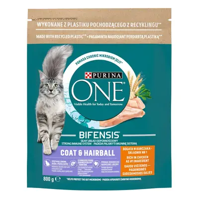 Purina ONE Bifensis Coat & Hairball 800 g