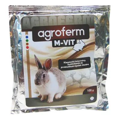 Agroferm M-vit multivitamine & probiotice pentru iepuri 100 g