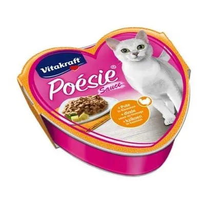 Vitakraft Poésie Sauce cu curcan și brânză pentru pisici 85 g