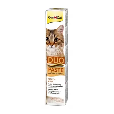 GimCat Anti-Hairball Duo Pasta branza - 50 g