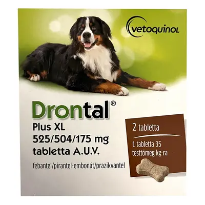 Tablete Drontal® Plus XL 1 x 2 buc.