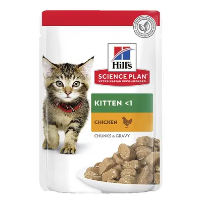 Hill's Science Plan Kitten hrana pentru pisici cu pui - la plic 12 x 85 g