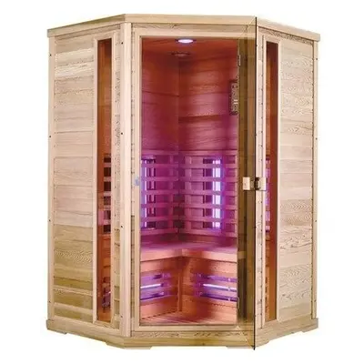 Sauna Sanotechnik Apollo brad canadian 130x130xH200 cm cromoterapie