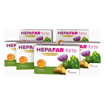 HEPAFAR forte PREMIUM - pachet pentru 3 luni