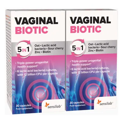 Vaginal Biotic - formulă probiotică puternică pentru femei (1+1 GRATUIT)