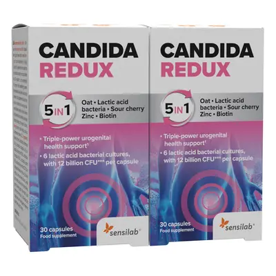 Candida Redux - formulă probiotică puternică pentru femei (1+1 GRATUIT)