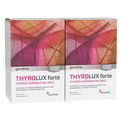 ThyroLux Forte cu extract de rădăcină de Ashwagandha KSM-66® [2 cutii]