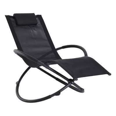 Outsunny Scaun Balansoar Modern pentru Exterior, Material Textilen Durabil, Design Ergonomic, Ne