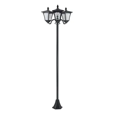 Outsunny Felinar de Grădină Led cu Energie Solară, 182.5 cm, Negru | Aosom Romania