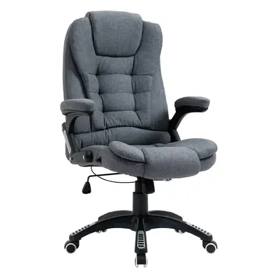 Vinsetto Scaun de Birou Ergonomic, Gri, Înclinabil, Înălțime Ajustabilă, 67x72x110-120cm, Confor