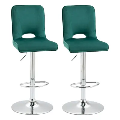 HOMCOM Set Scaune de Bar Reglabile, Design Modern, Înălțime Ajustabilă, 41x51x97-117cm, Ideal pe