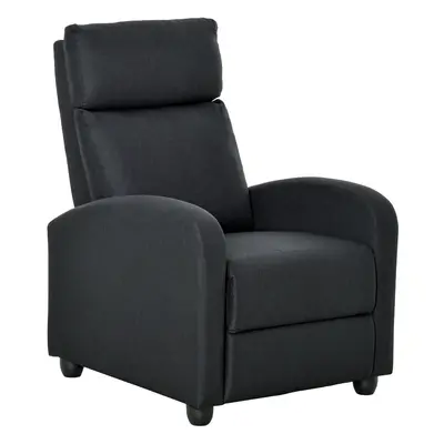 HOMCOM fotoliu recliner, 69x87x100,5cm, negru | AOSOM RO