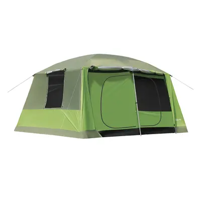 Outsunny Cort pentru Camping cu Veranda Persoane 405×305×225cm | Aosom Romania