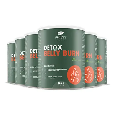 100% Belly Burn + DETOX | Pachet de | Organic | Cea mai bună băutură pentru slăbire | produs veg