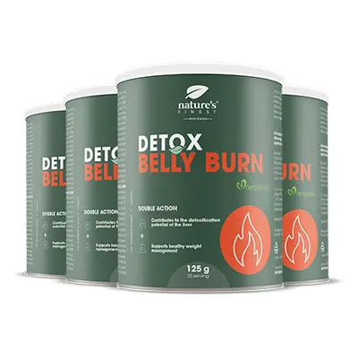 100% Belly Burn + DETOX | Pachet de | Organic | Cea mai bună băutură pentru slăbire | produs veg