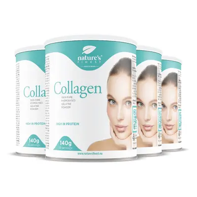 Praf de Colagen | 2+2 GRATUIT | Pur Natural | Colagen Hidrolizat | Pentru Piele, Păr și Unghii |